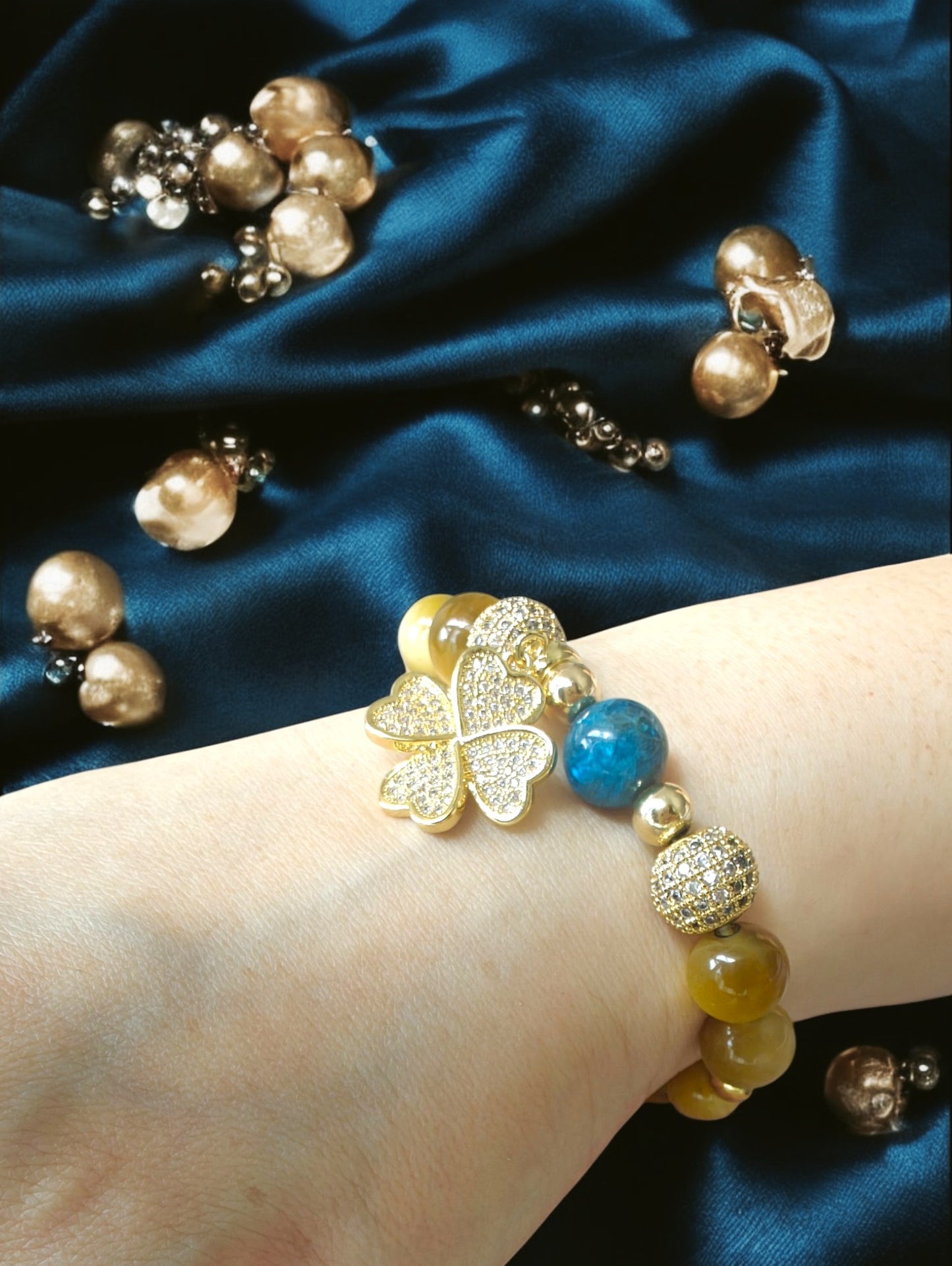 Golden Harmony Elemental Bracelet